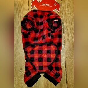 Red and Black Plaid Dog Pajamas